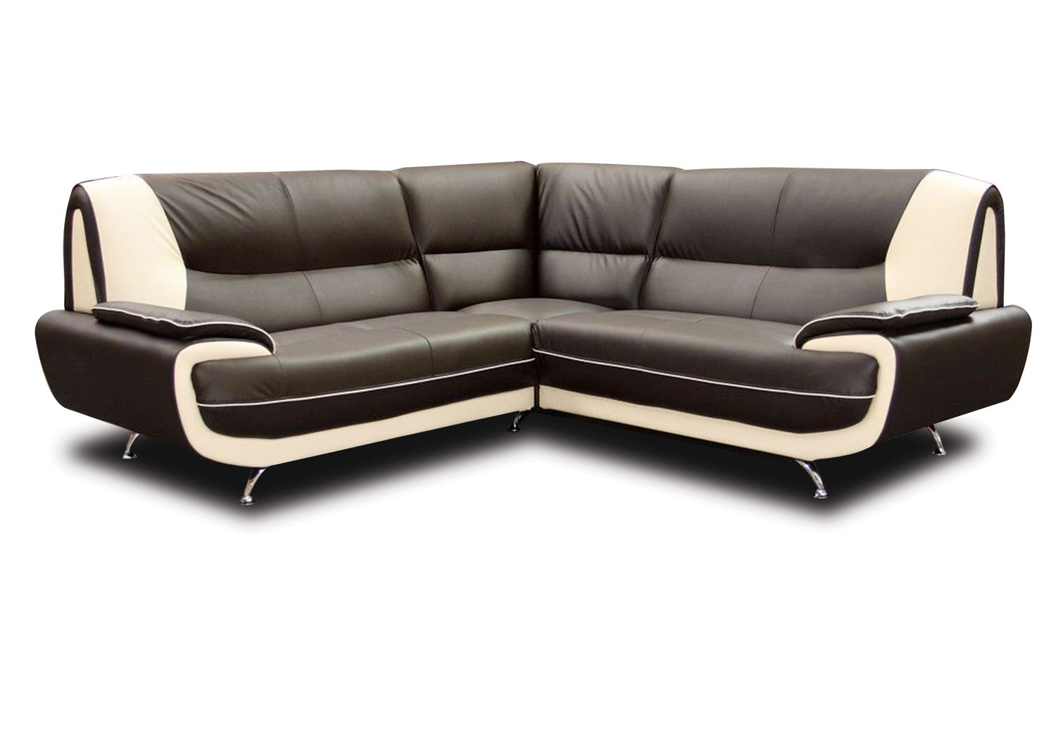 palermo faux leather corner sofa